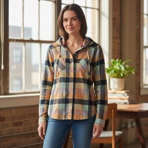 Mountain Hardwear Hoodie Button Down